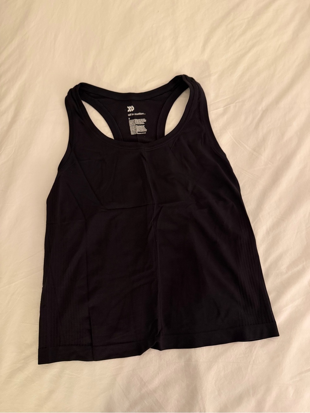 Women’s Black Fitted Athletic Tank Top